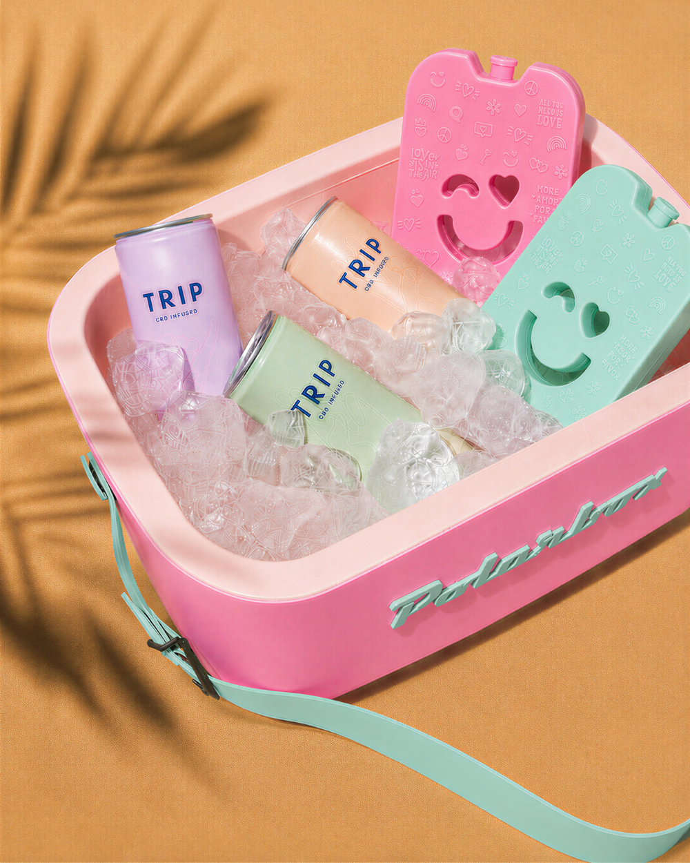 Bubblegum Pink 2x Ice Packs | Polarbox