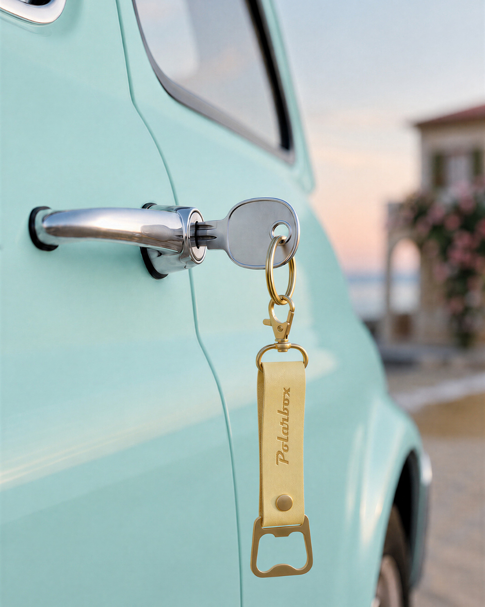 Yellow Keychain Bottle-Opener | Polarbox