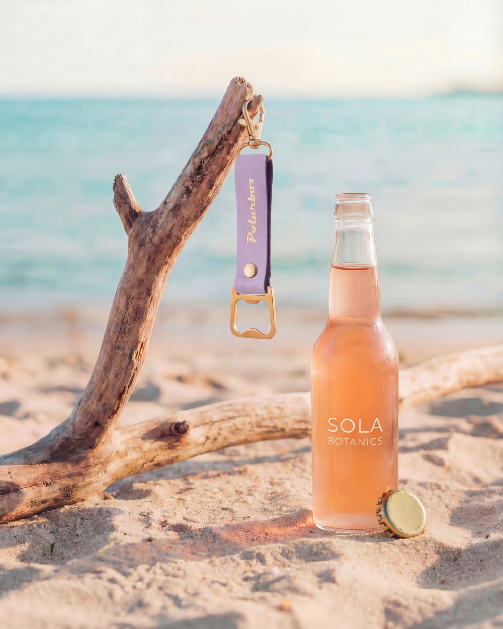 Lilac Keychain Bottle-Opener | Polarbox